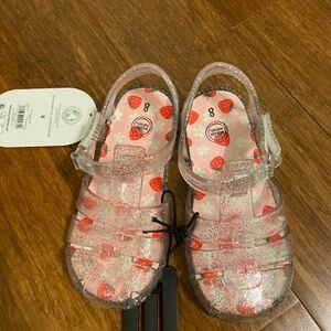 Clear sandals